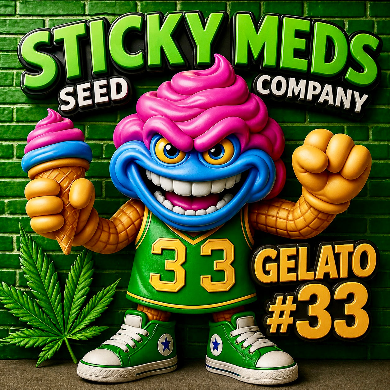 Gelato #33 Cannabis Seeds | Sticky Meds